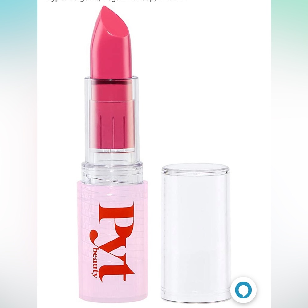 PYT BEAUTY Lipstick, Bright Berry Pink, Hydrating, Hypoallergenic, Vegan Makeup